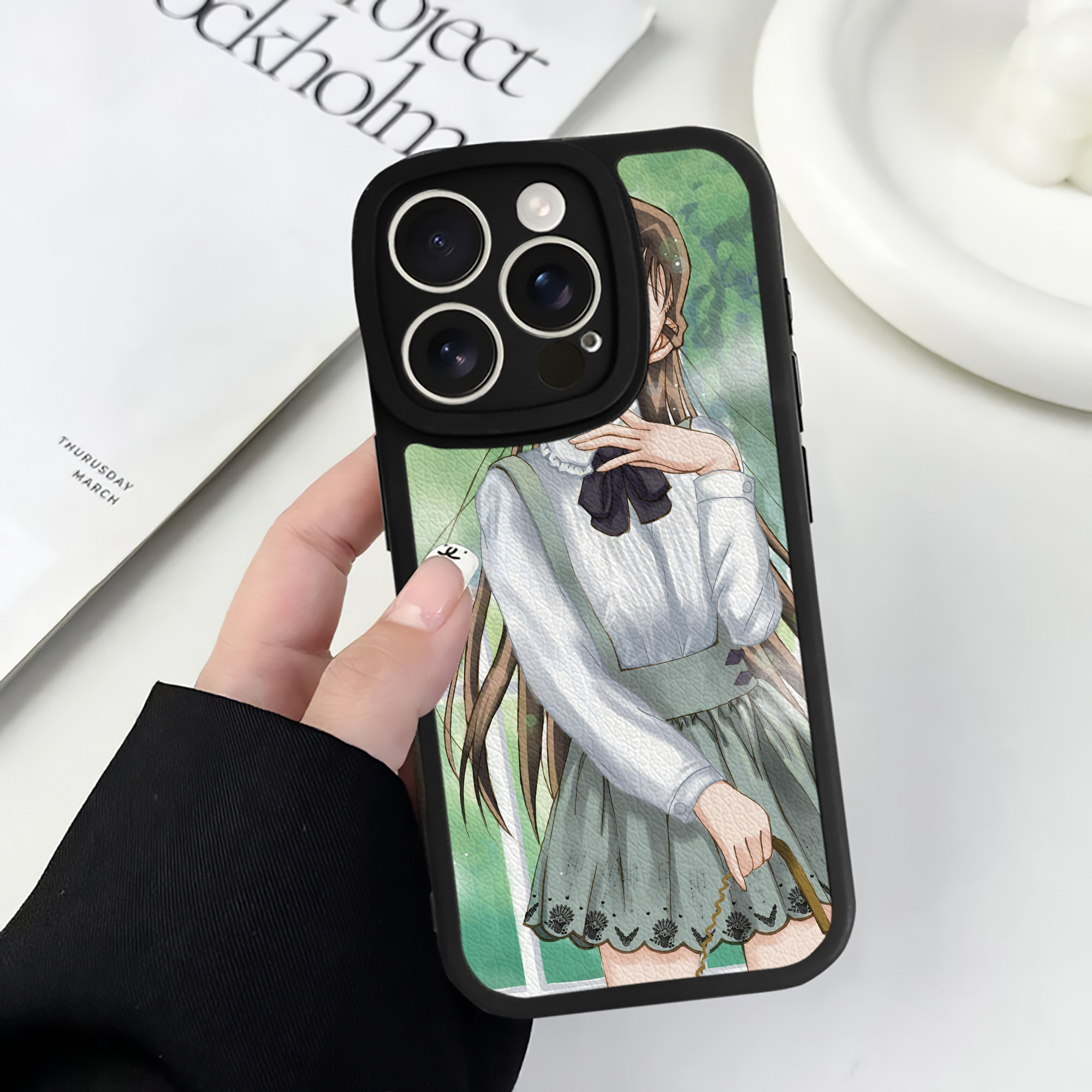 （画像用） 名探偵コナン Detective Conan 【iPhone 16シリーズ対応】シリコンスマホケース（レザー調） 材質：シリコン